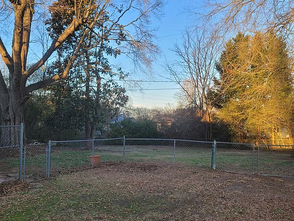 Back yard viewed from the front