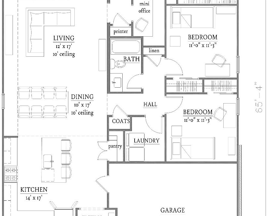 Oak Forest C w stone Floor Plan