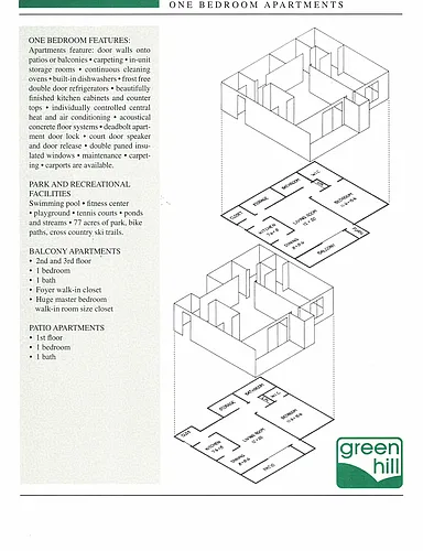 Floor plan One Bedroom