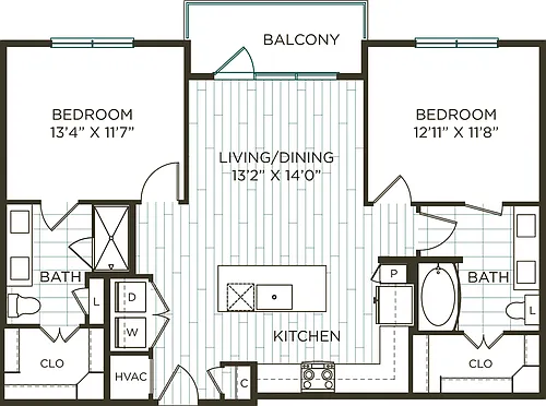 Floor plan B1