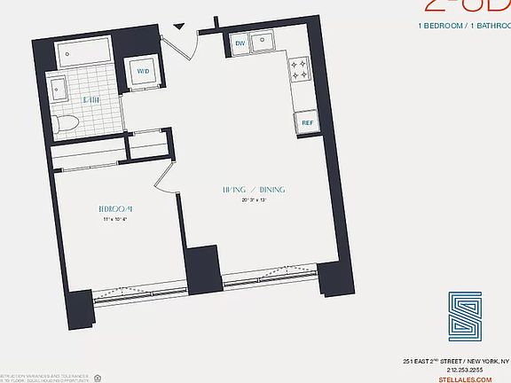 2nd image of 251 E 2nd St #8D