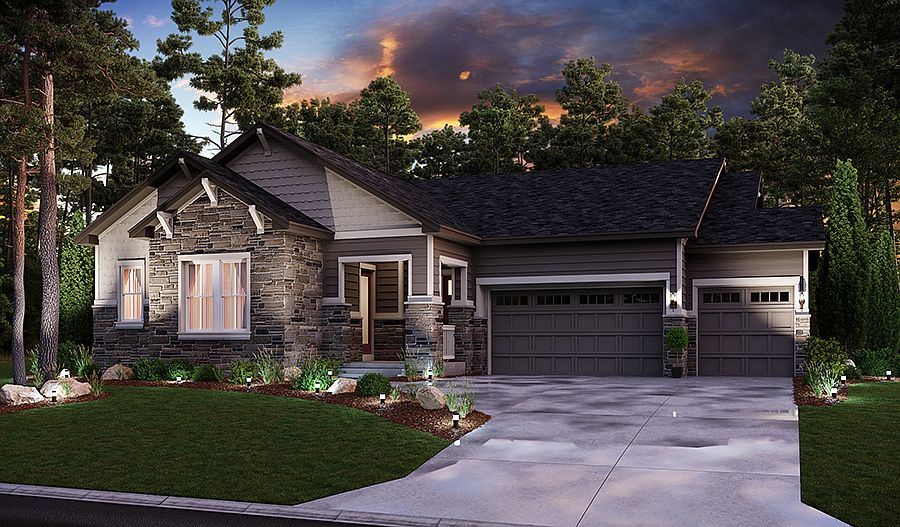 The Monroe - Elevation A Dusk