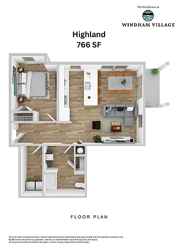 Floor plan The Highland