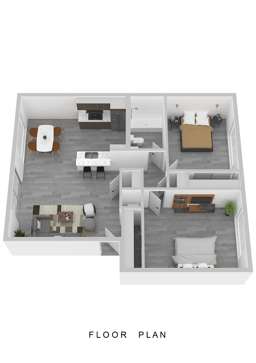 Floor plan 2 Bedroom