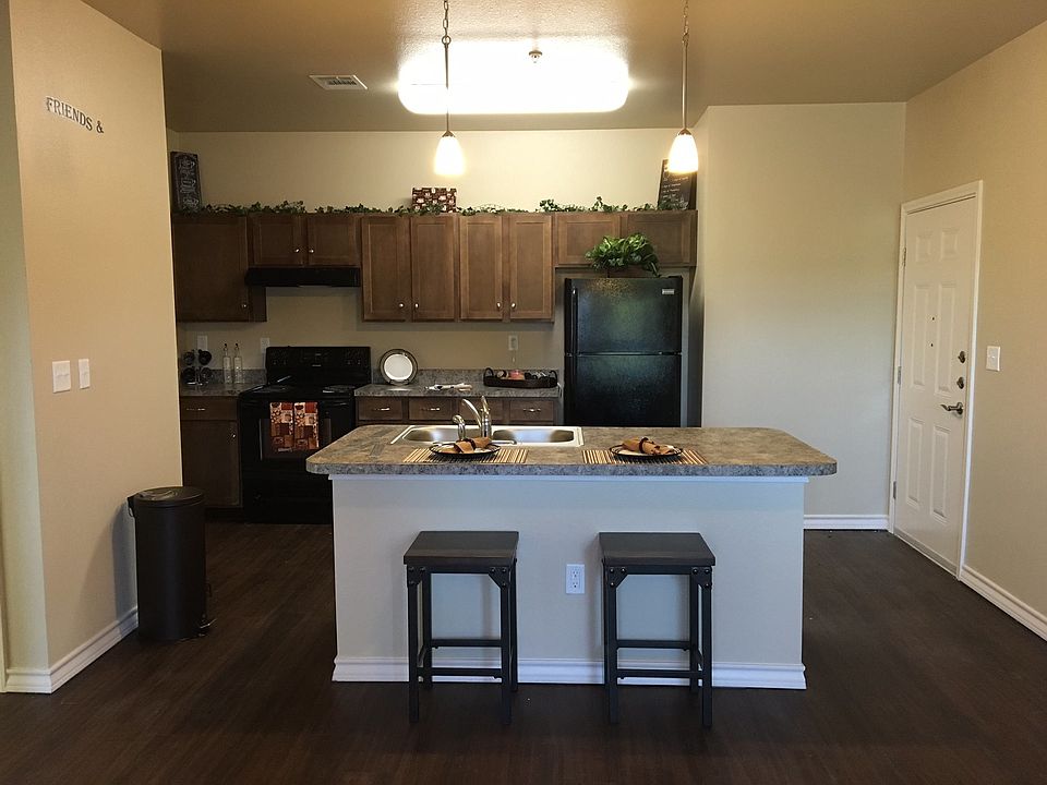 Spacious kitchen with island