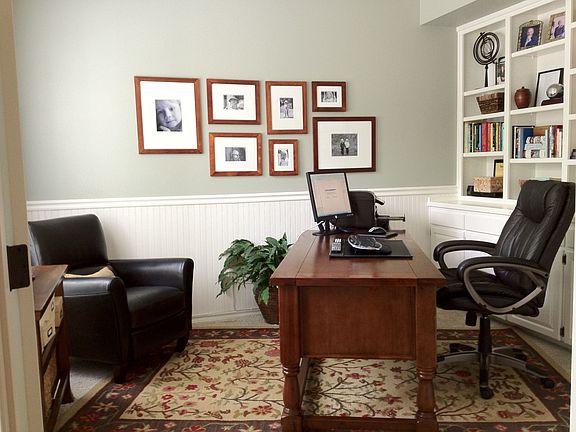 French Doors into Downstairs Office/Den
