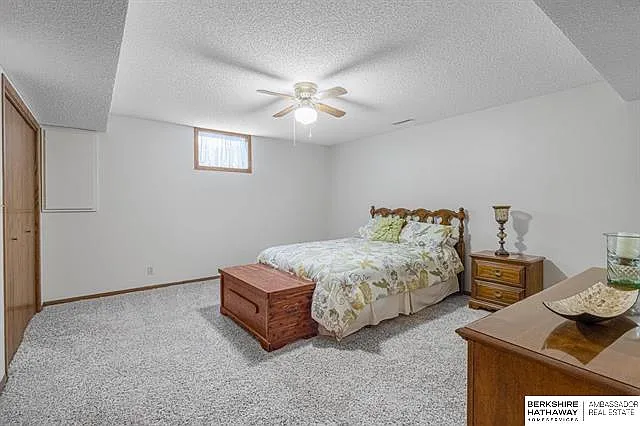 Non-conforming bedroom in lower level.