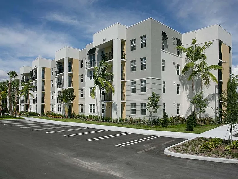 In addition to surface parking, we also offer private garages and an electric vehicle charging station