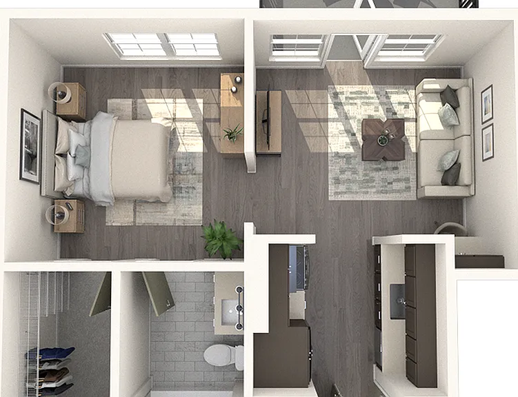 Canal 1535 Floor Plan E1 Canal 1535 Floor Plan E1