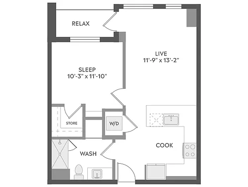 Floor plan A2a
