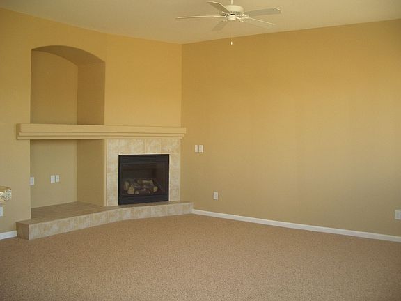 Family Room with Gas Log Fireplace.