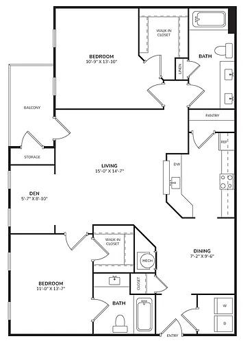 Floor plan B2