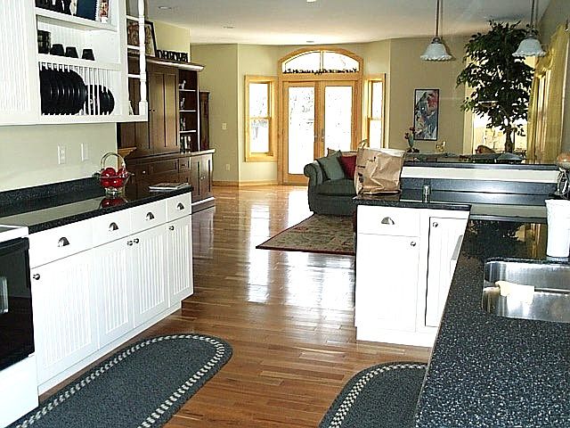 Kitchen and living room