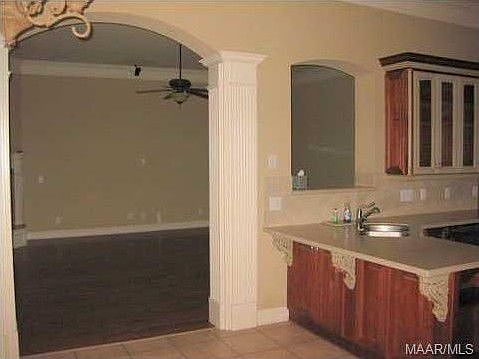 kitchen and den