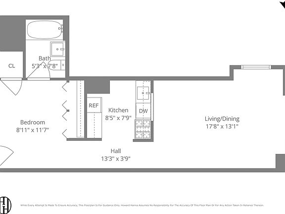 2nd image of 88 Greenwich St APT 1215