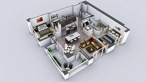Floor plan 2-A(P)L