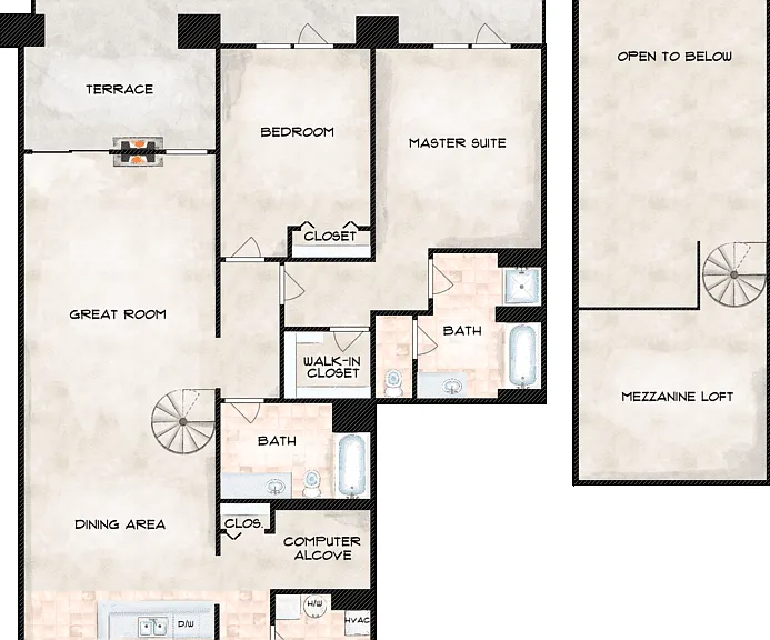 Newbury Villa Floorplan Diagram