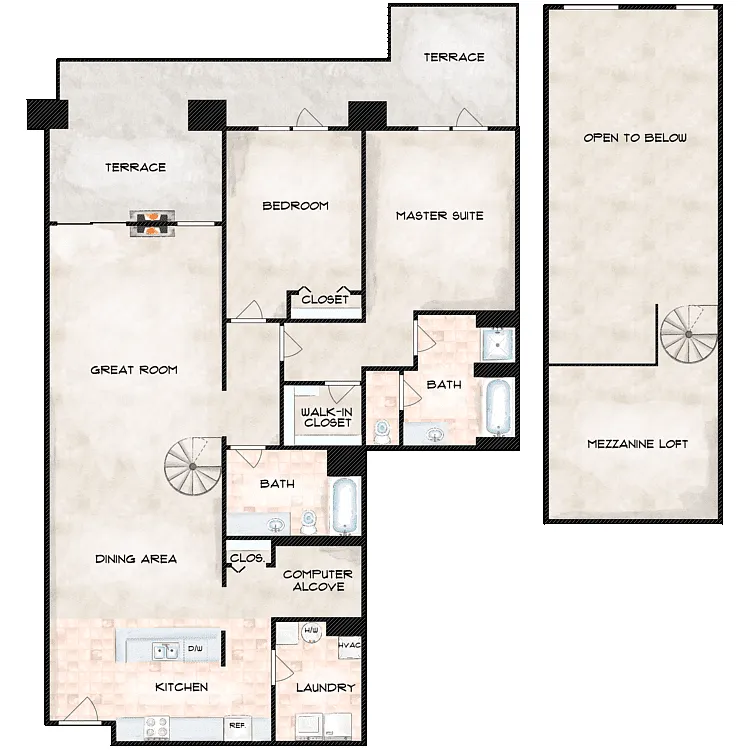Floor plan Newbury Villa