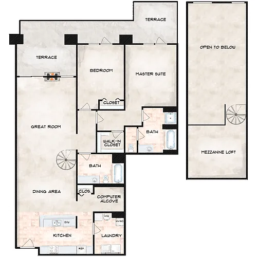 Floor plan Newbury Villa
