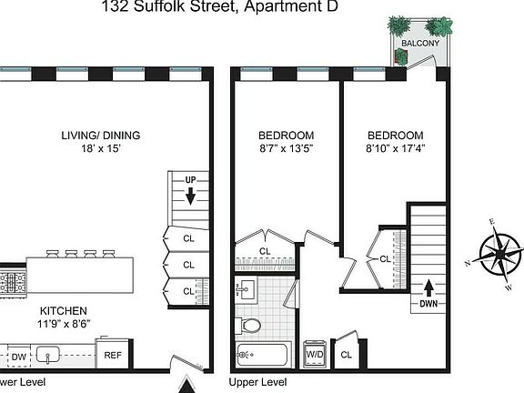 2nd image of 132 Suffolk St Unit D