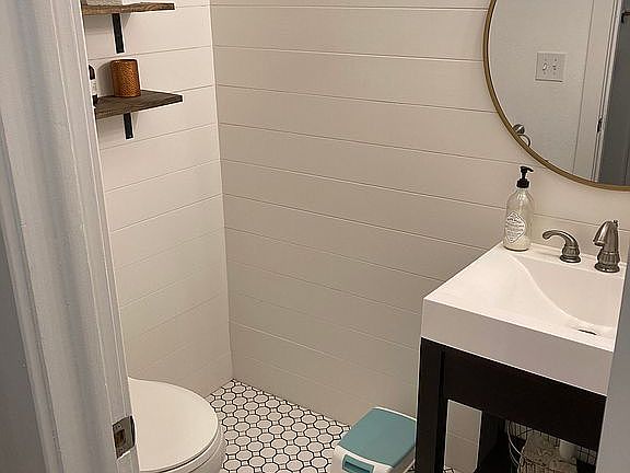 Downstairs half bath