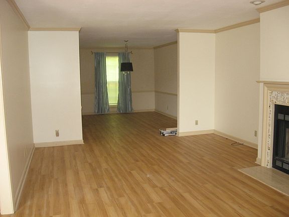 View from living room into dining room. Nice and bright!