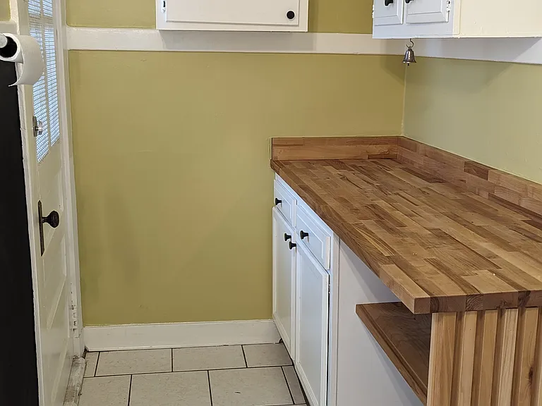 Kitchen and side entrance