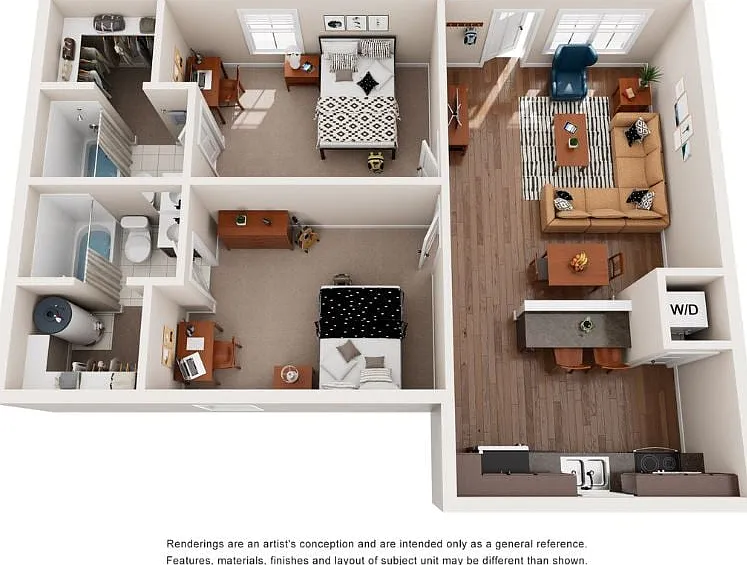 Explore the elegance of this thoughtfully designed apartment layout. Explore the elegance of this thoughtfully designed apartment layout.
