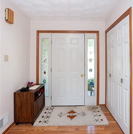 Upon entry opens into a large foyer with huge coat closet.