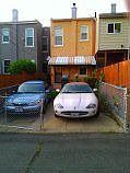 Rear view & vehicles