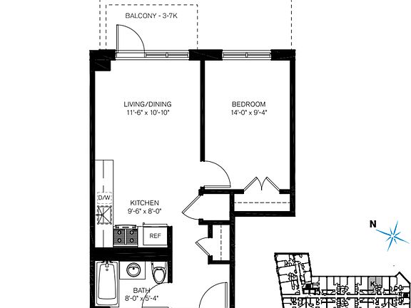2nd image of 301 Sullivan Pl APT 4K