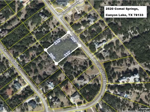 2520 Comal Springs LOT 522, Canyon Lake, TX 78133