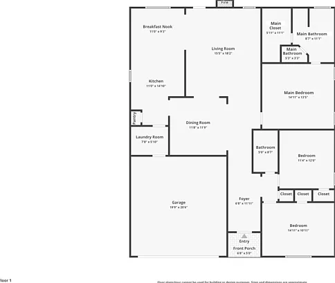 3 bed, 2.0 bath, 1692 sqft, $1,825 — Photo 2