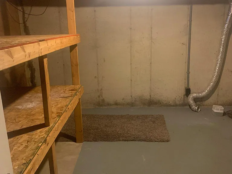 Good storage in laundry area, hook ups included for gas or electric