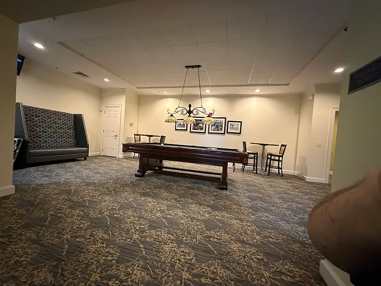 Common area pool table