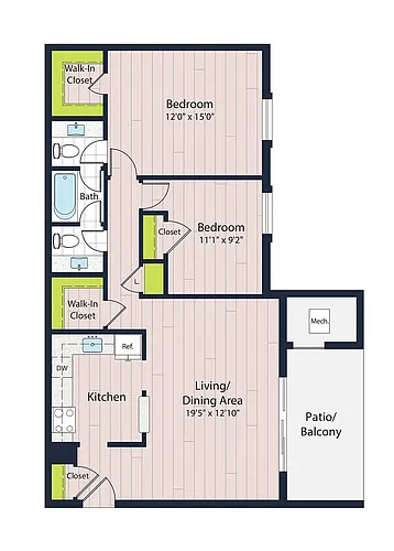 Floor plan B1-60