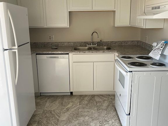 Kitchen off dining area