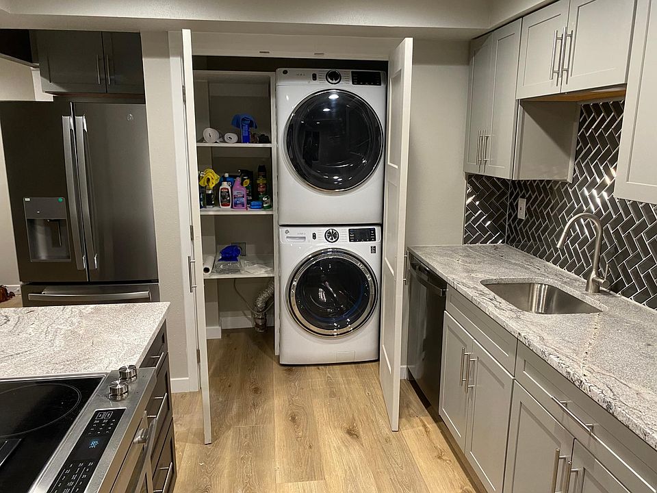 New washer/dryer and additional storage