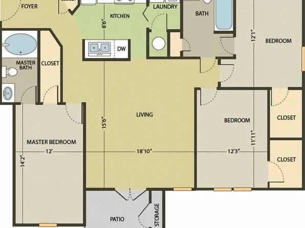 Arbors at Fairview, 1000 Arbors Keatsdr #5-5201, Simpsonville, SC 29680