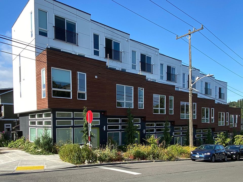 View from 24th & Holgate. Unit 2323 is the 2nd unit from the right.