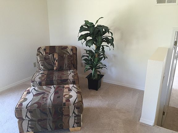 Reading area in master bedroom