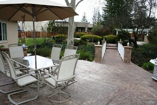 Patio and Bridge