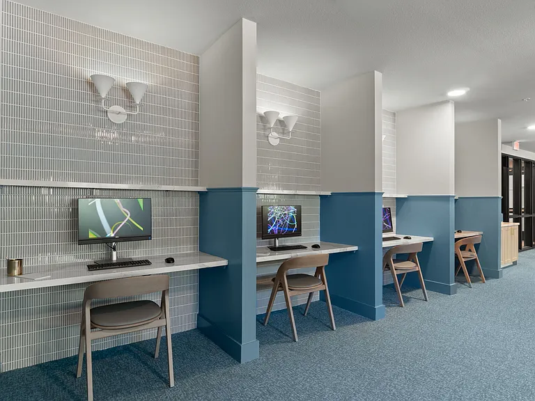 Coworking Lounge with Computers & Printer