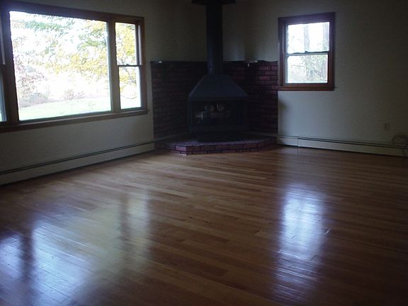 Living room with fireplace