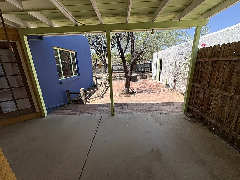 Covered patio