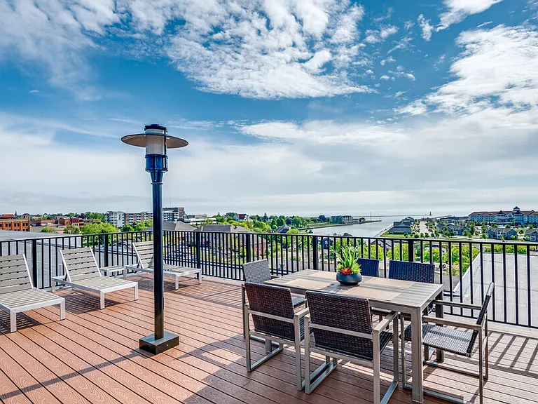 Rooftop Deck with a view