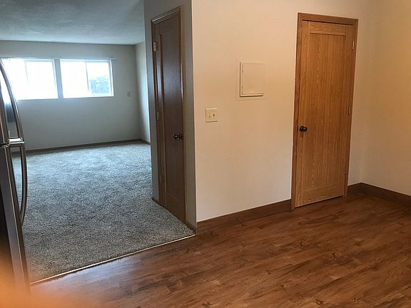 Large kitchen allows space for table