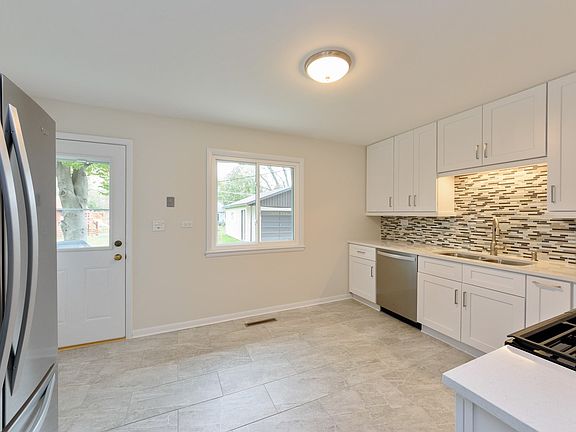 All new kitchen with plenty of room for a table.