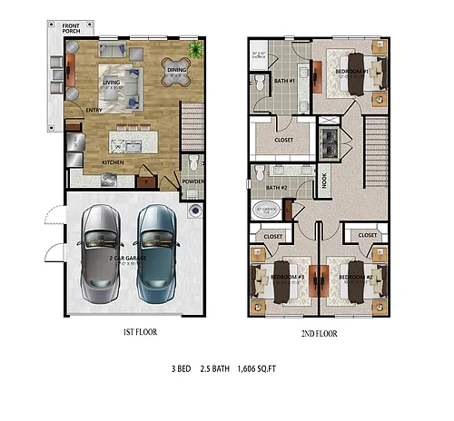 Floor plan Post Oak
