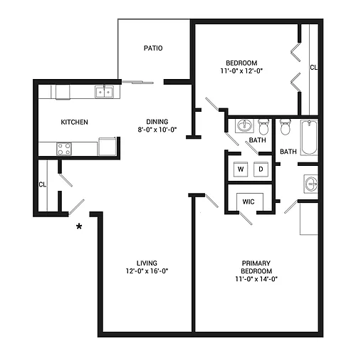 Floor plan B2